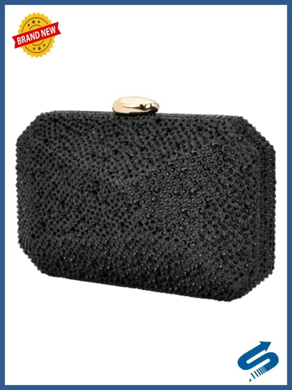 Rhinestone Clutch Evening Bag for Women Wedding Party Prom